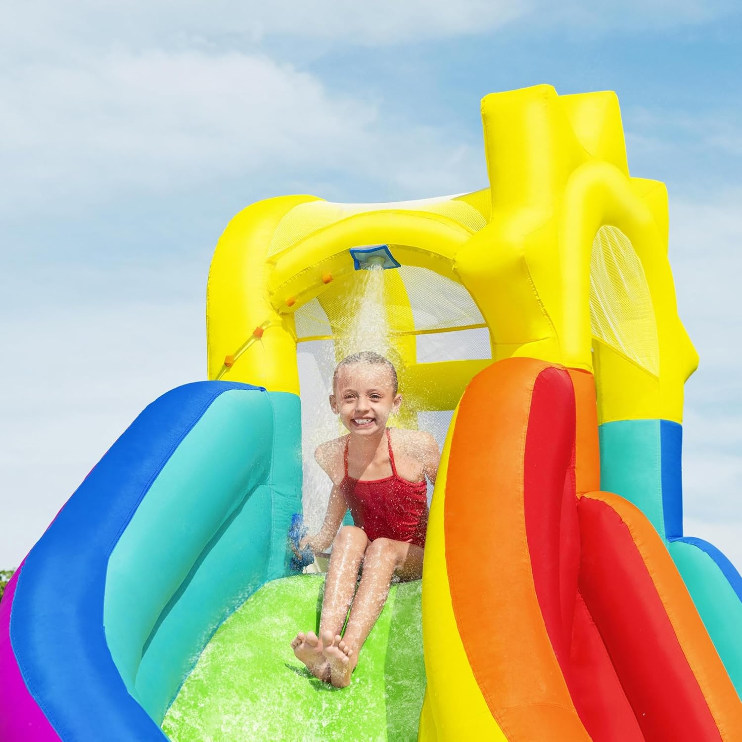 Blue Pinafore Denim Dress