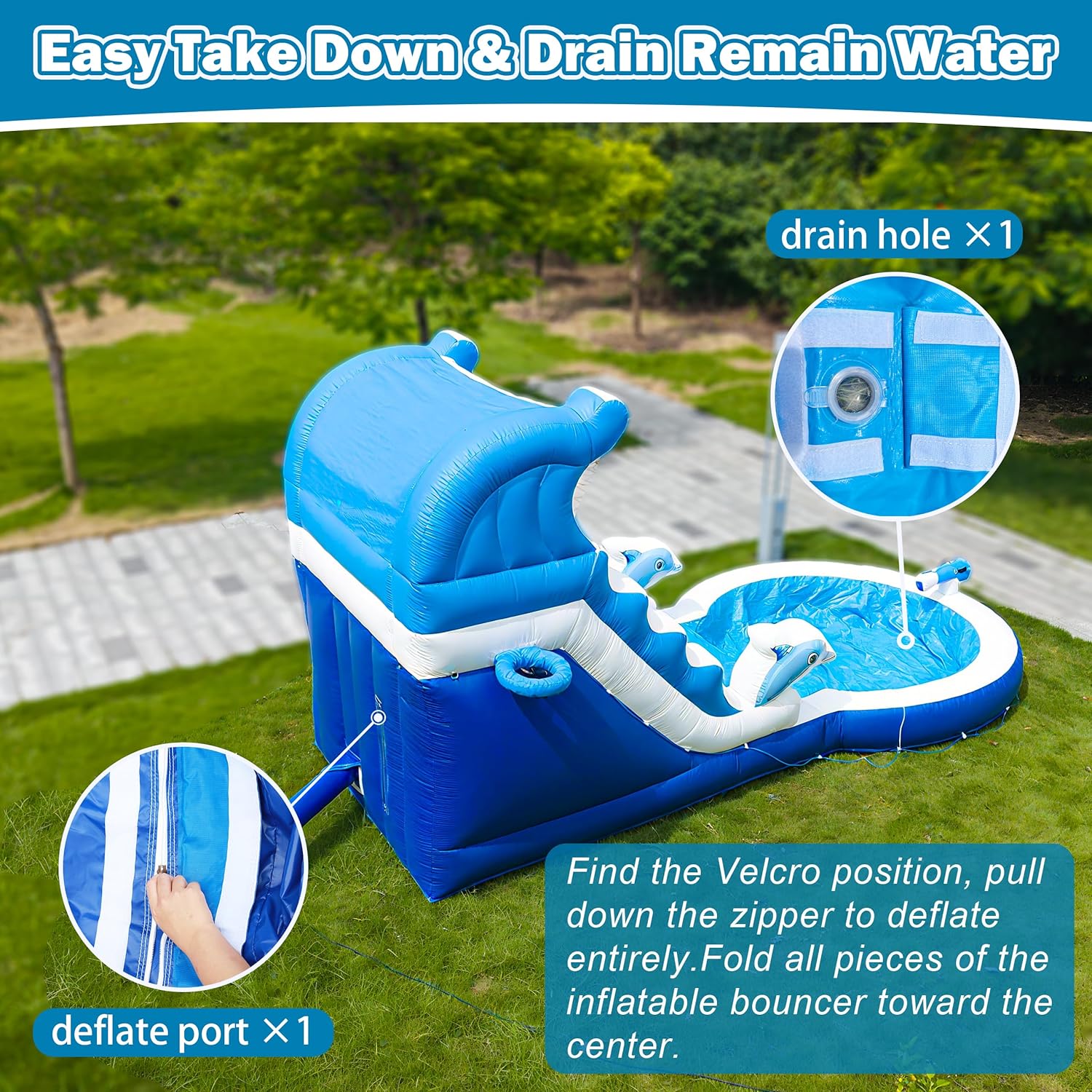 Blue Pinafore Denim Dress