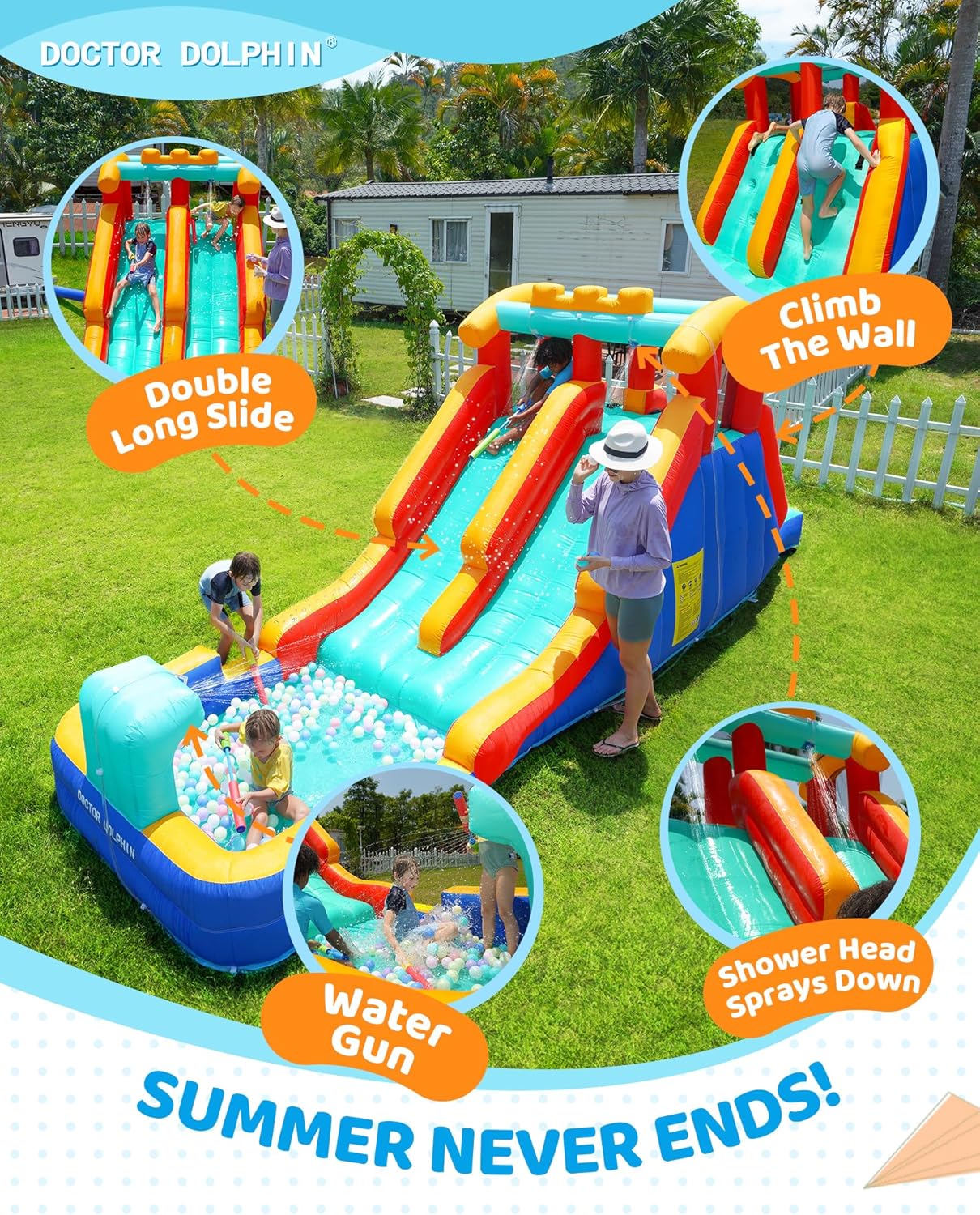 Blue Pinafore Denim Dress