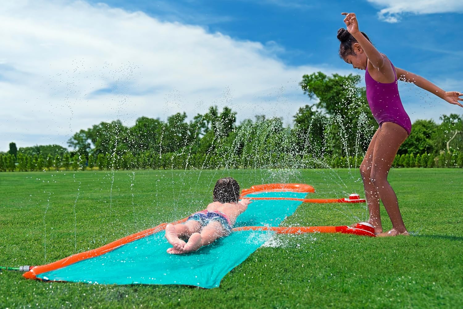 Blue Pinafore Denim Dress