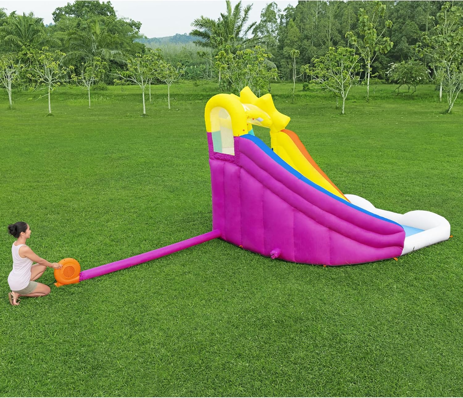 Blue Pinafore Denim Dress