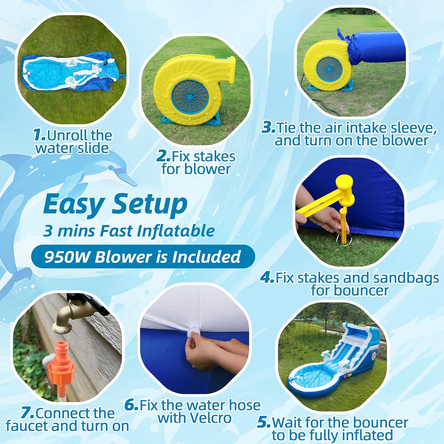 Blue Pinafore Denim Dress