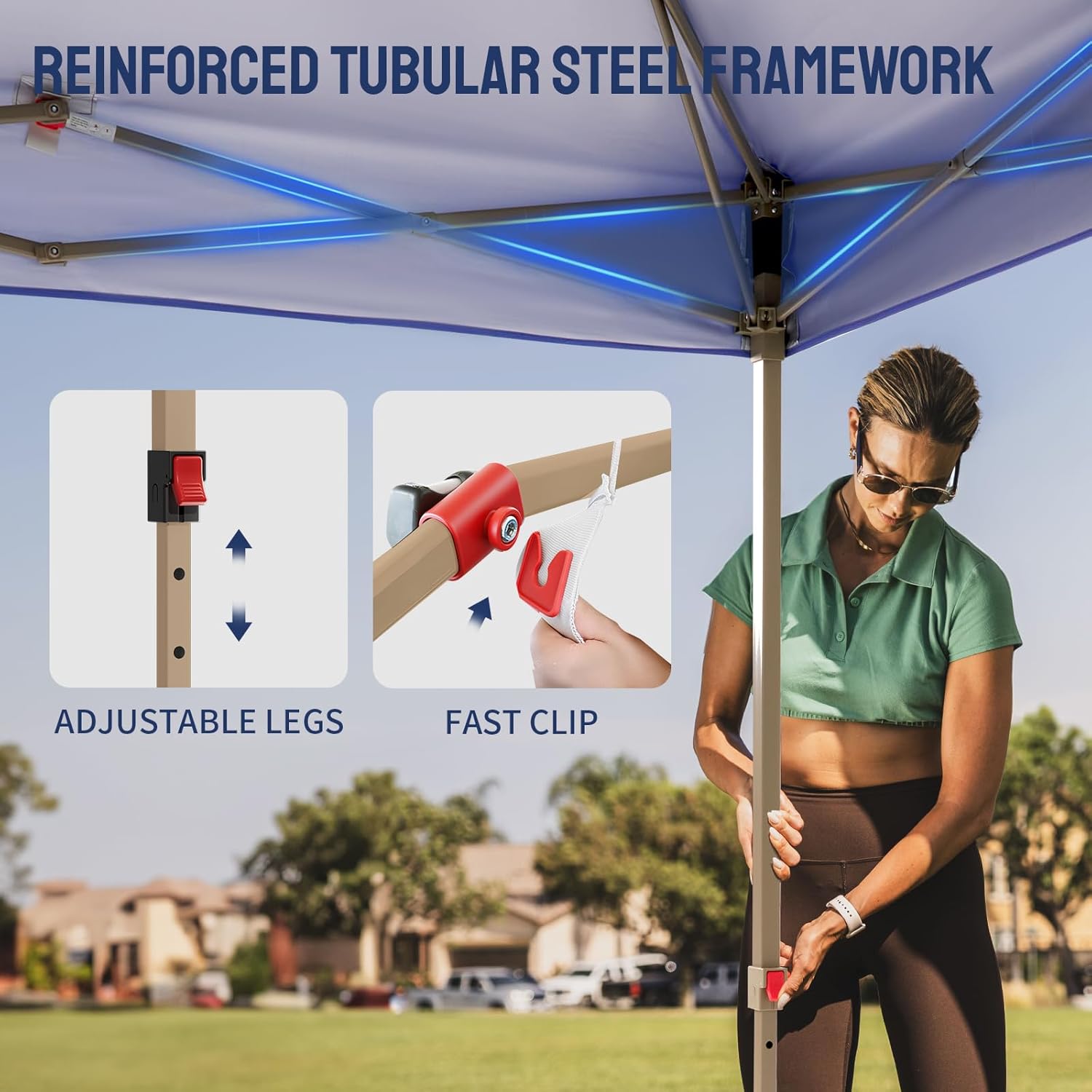 Blue Pinafore Denim Dress