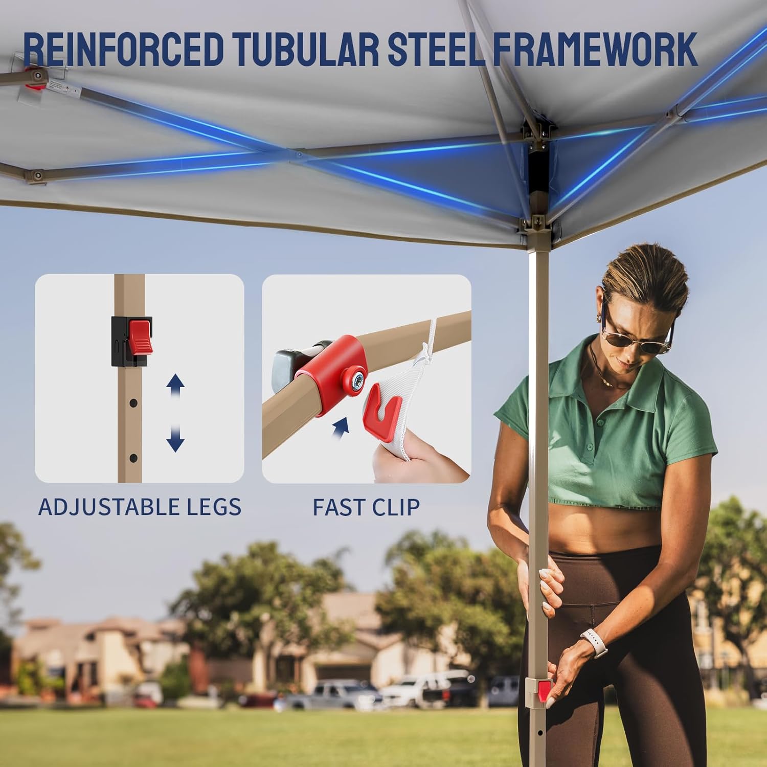 Blue Pinafore Denim Dress