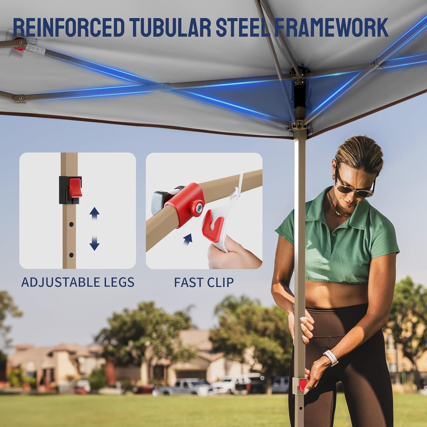 Blue Pinafore Denim Dress