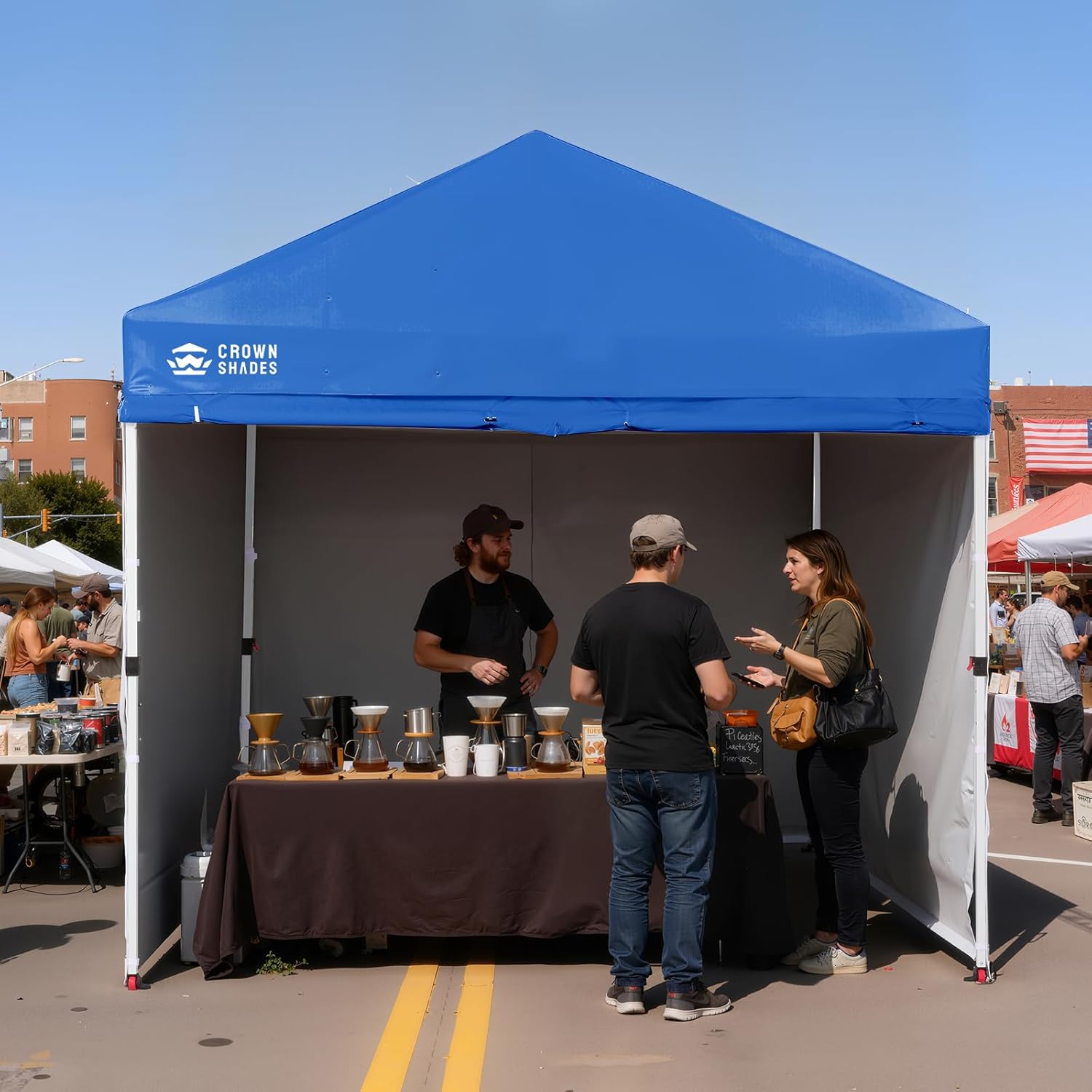 Blue Pinafore Denim Dress