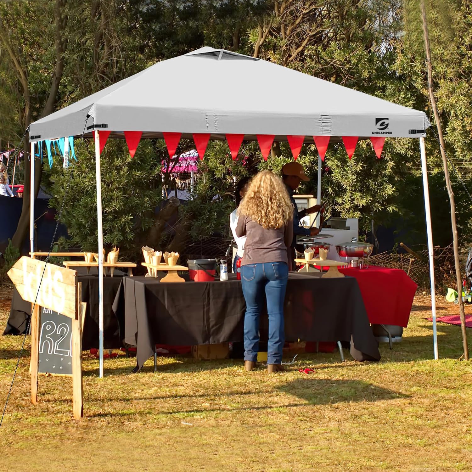 Blue Pinafore Denim Dress