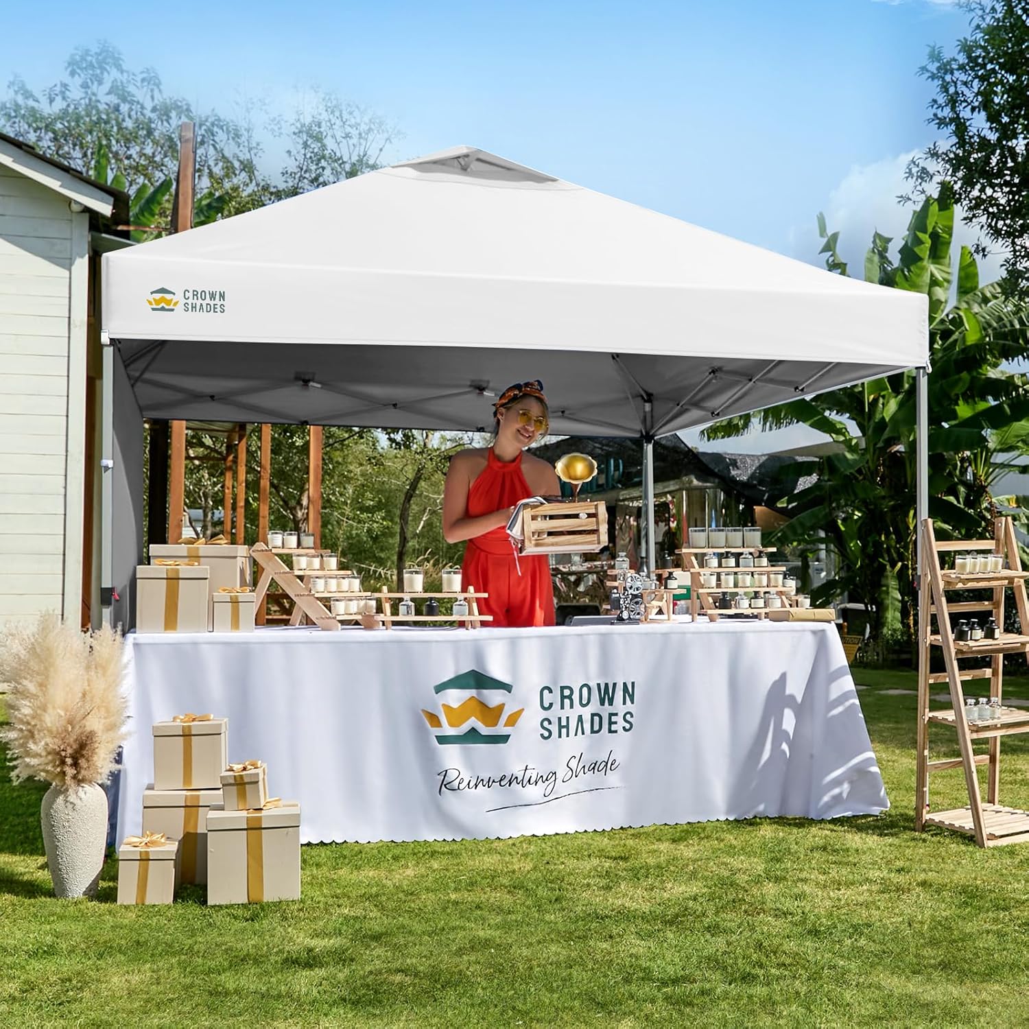 Blue Pinafore Denim Dress