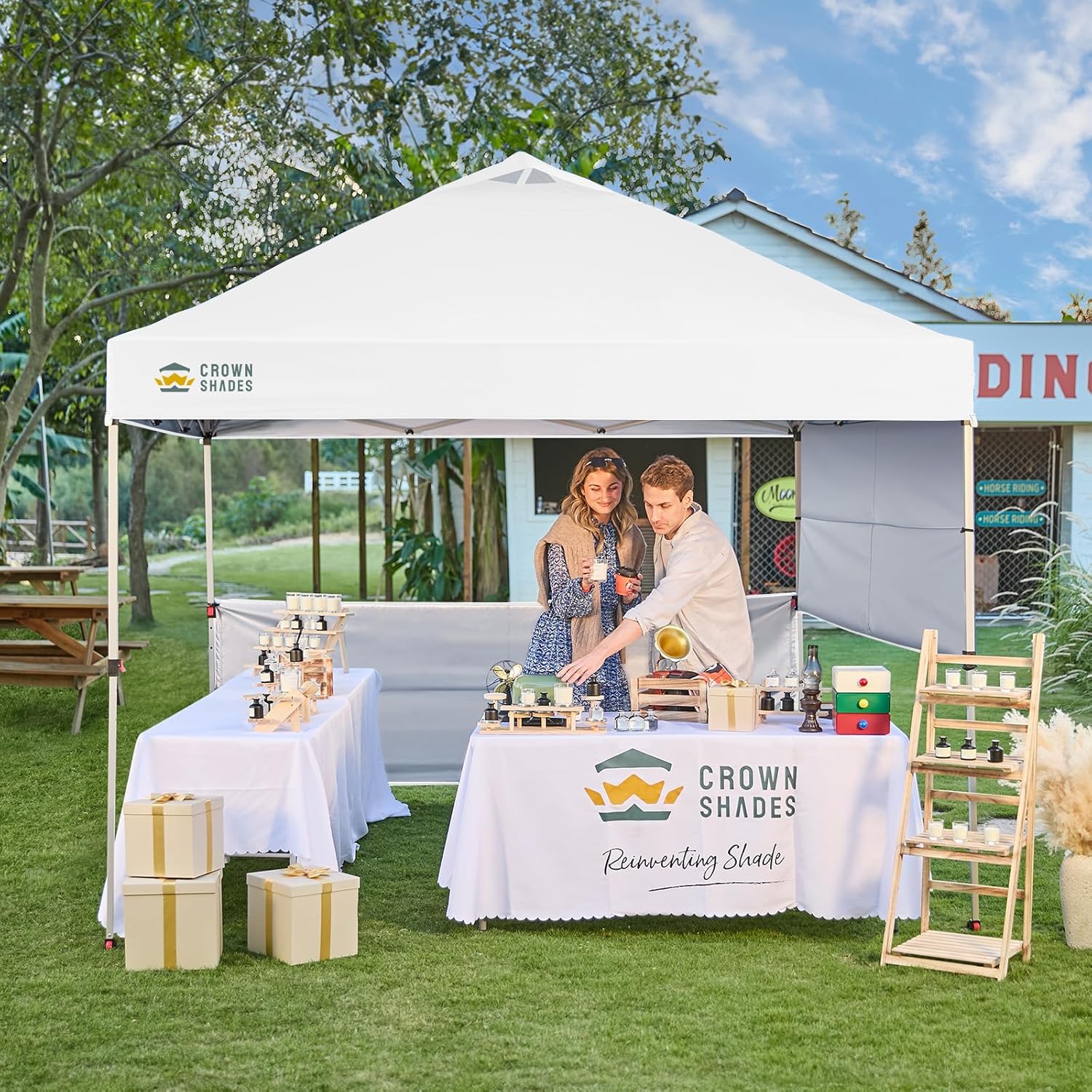 Blue Pinafore Denim Dress