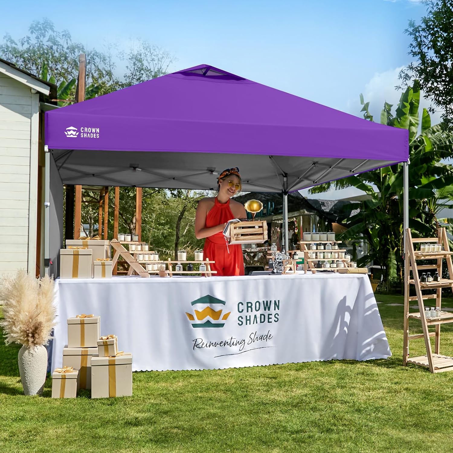 Blue Pinafore Denim Dress