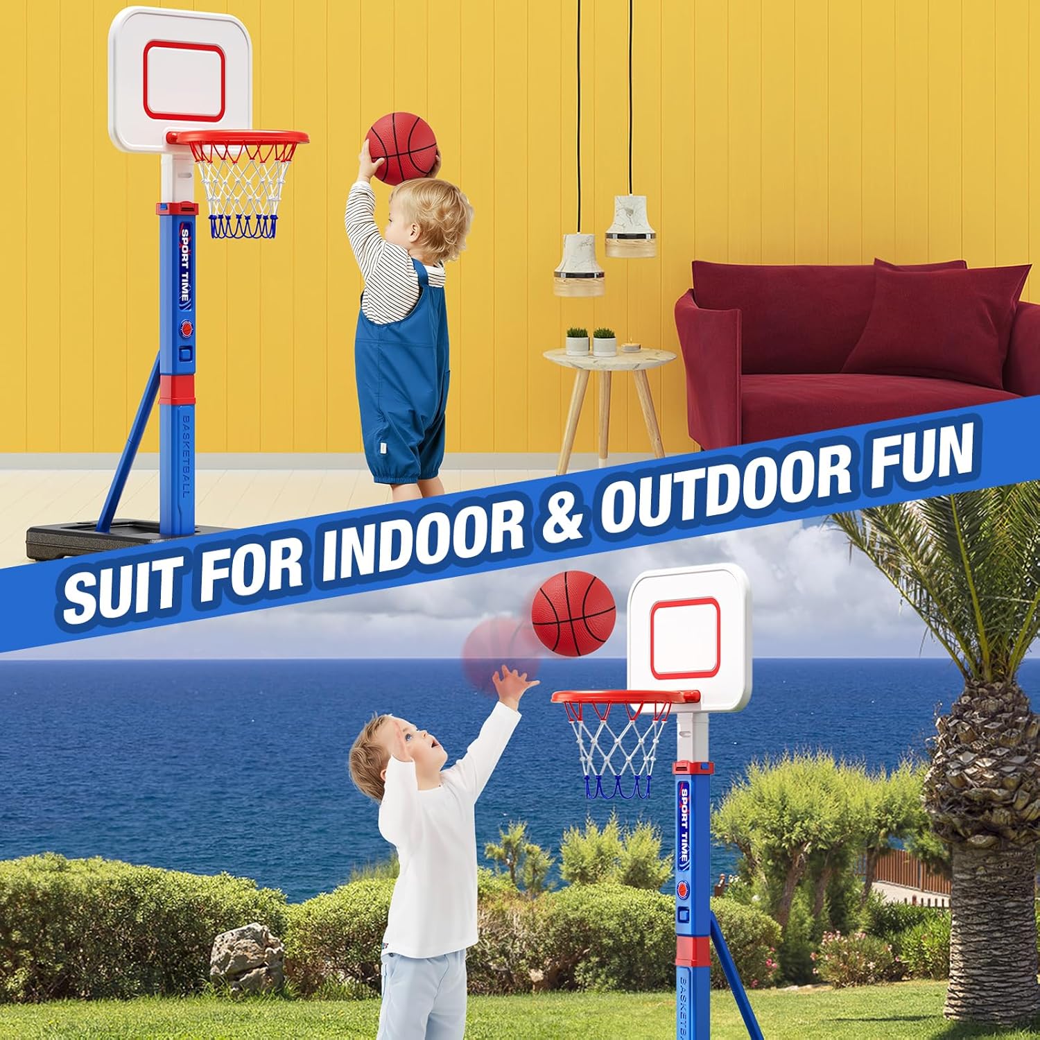 Blue Pinafore Denim Dress