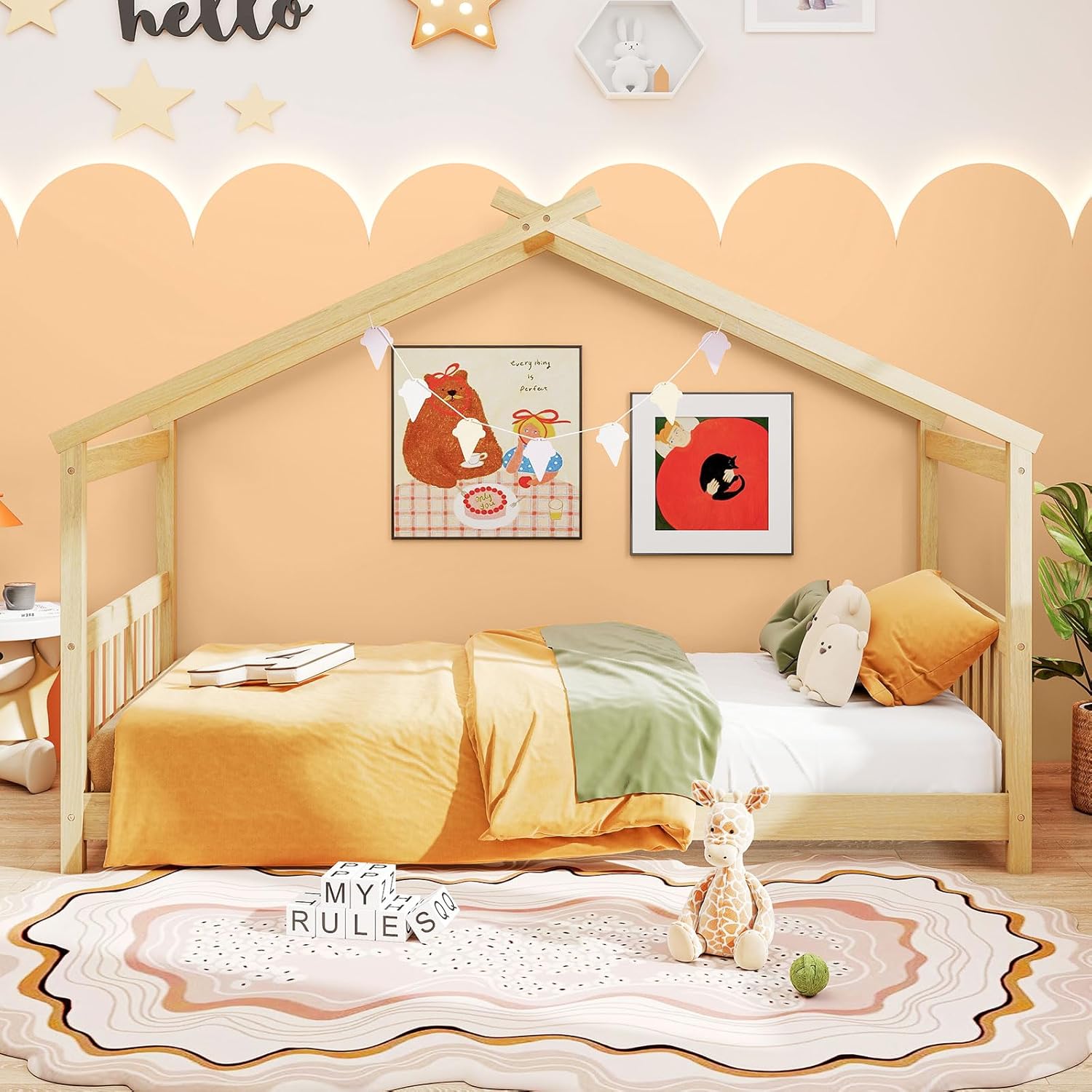 Blue Pinafore Denim Dress