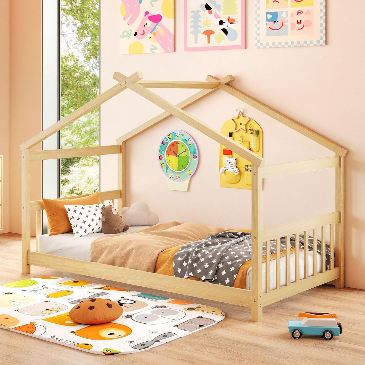 Blue Pinafore Denim Dress