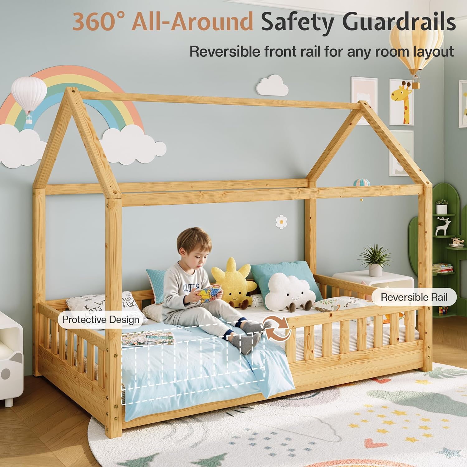 Blue Pinafore Denim Dress