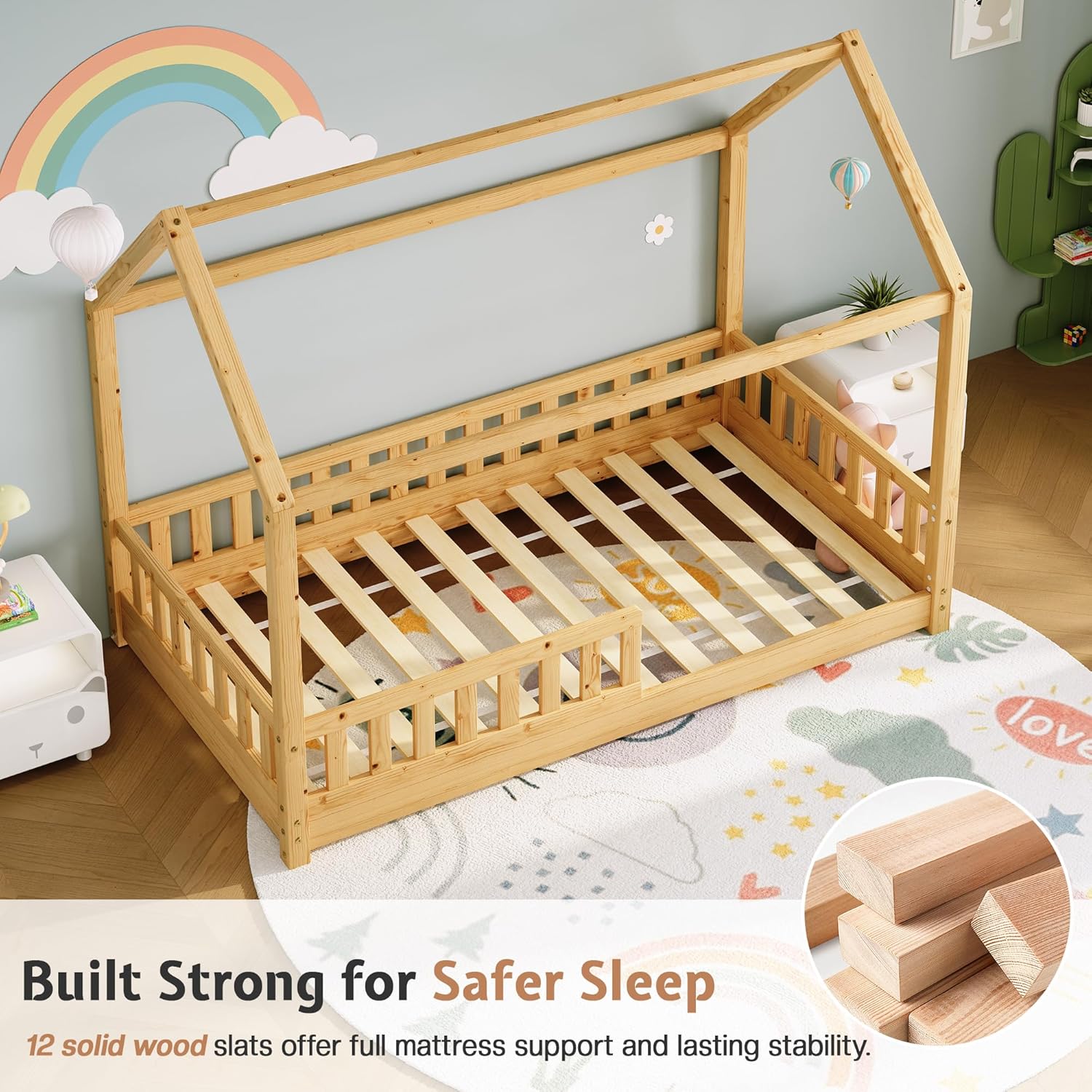 Blue Pinafore Denim Dress