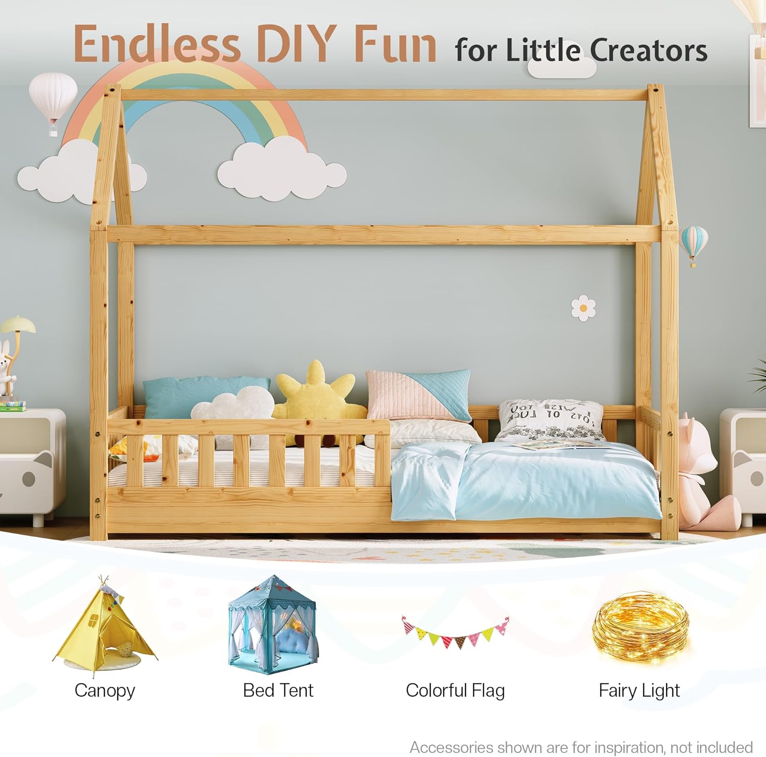 Blue Pinafore Denim Dress