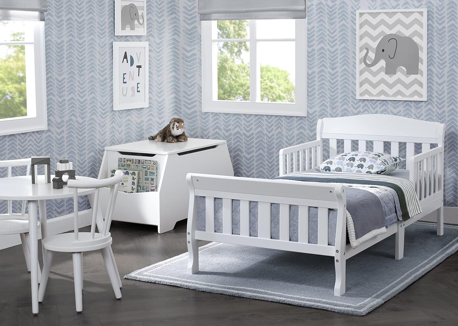 Blue Pinafore Denim Dress