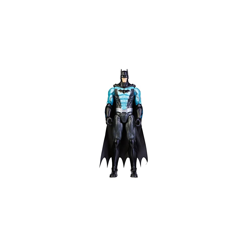 Figura de acción de Batman Bat-Tech de DC Comics de 12 pulgadas (traje  negro/azul), juguetes para niños y niñas de 3 años o más